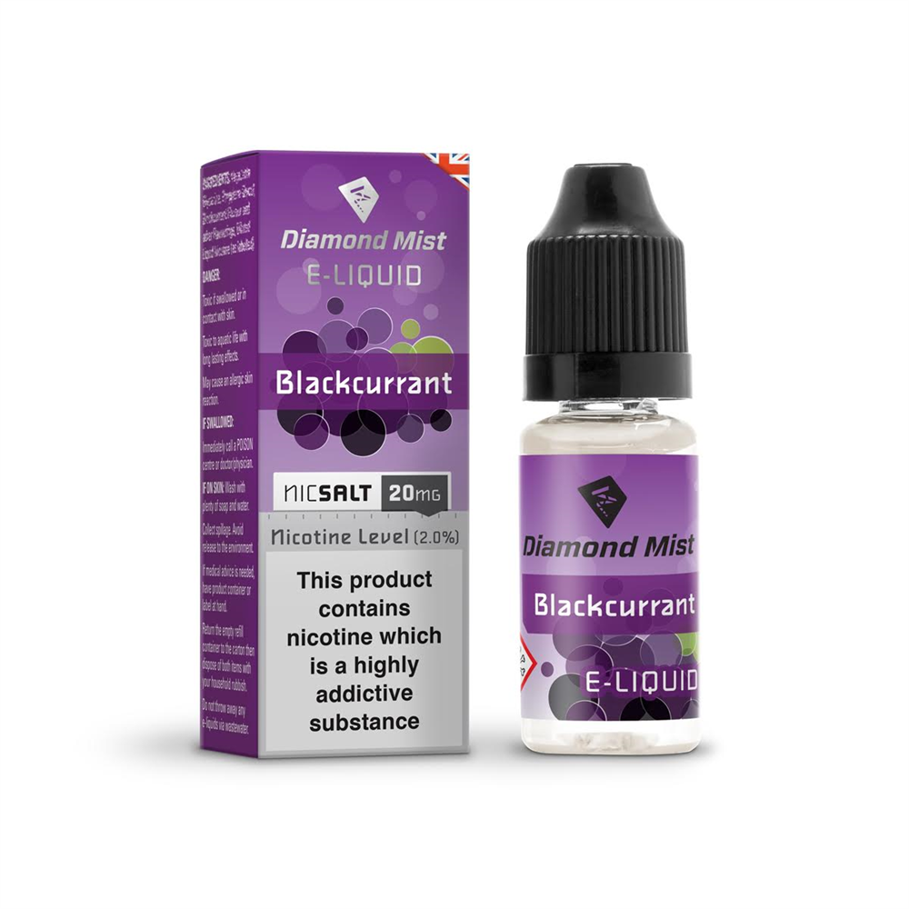 Diamond Mist Blackcurrant Nic Salt (10ml)