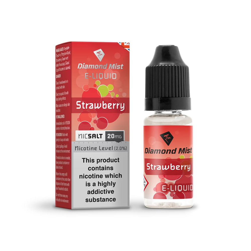 Diamond Mist Strawberry Nic Salt (10ml)