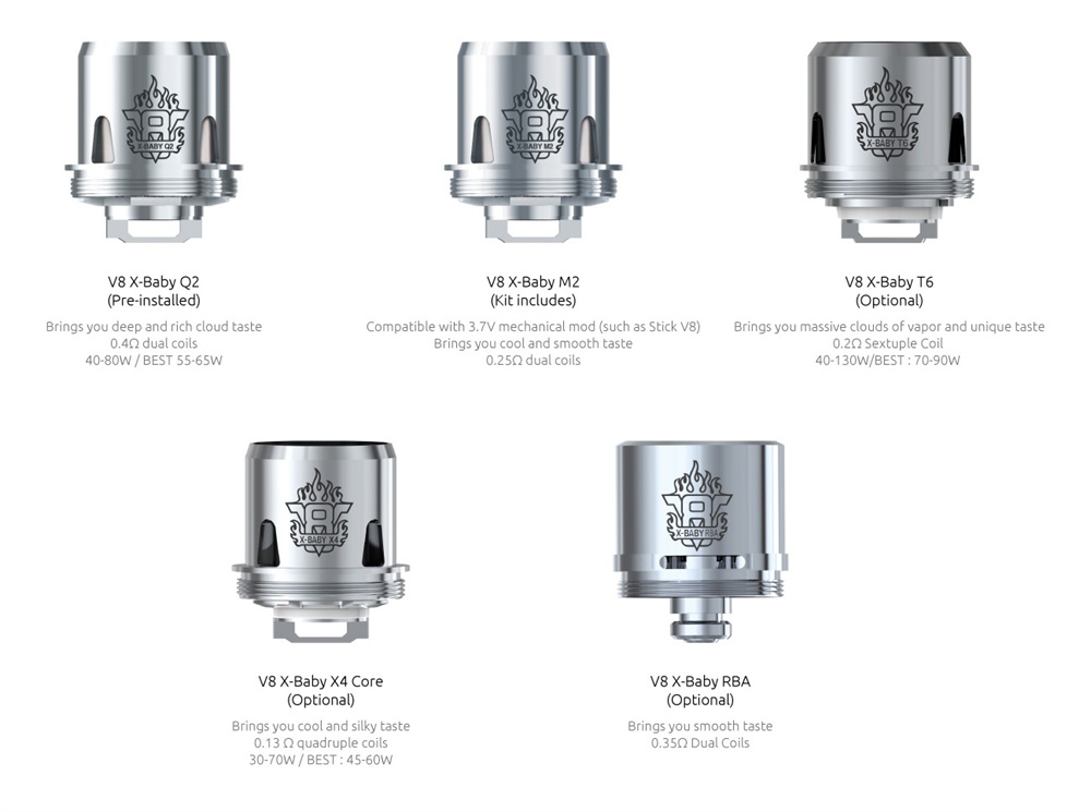 Smok TFV8 X Baby coils - 3 pack