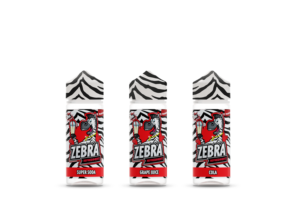 Zebra Juice - Refreshmentz Range - 100ml 0mg