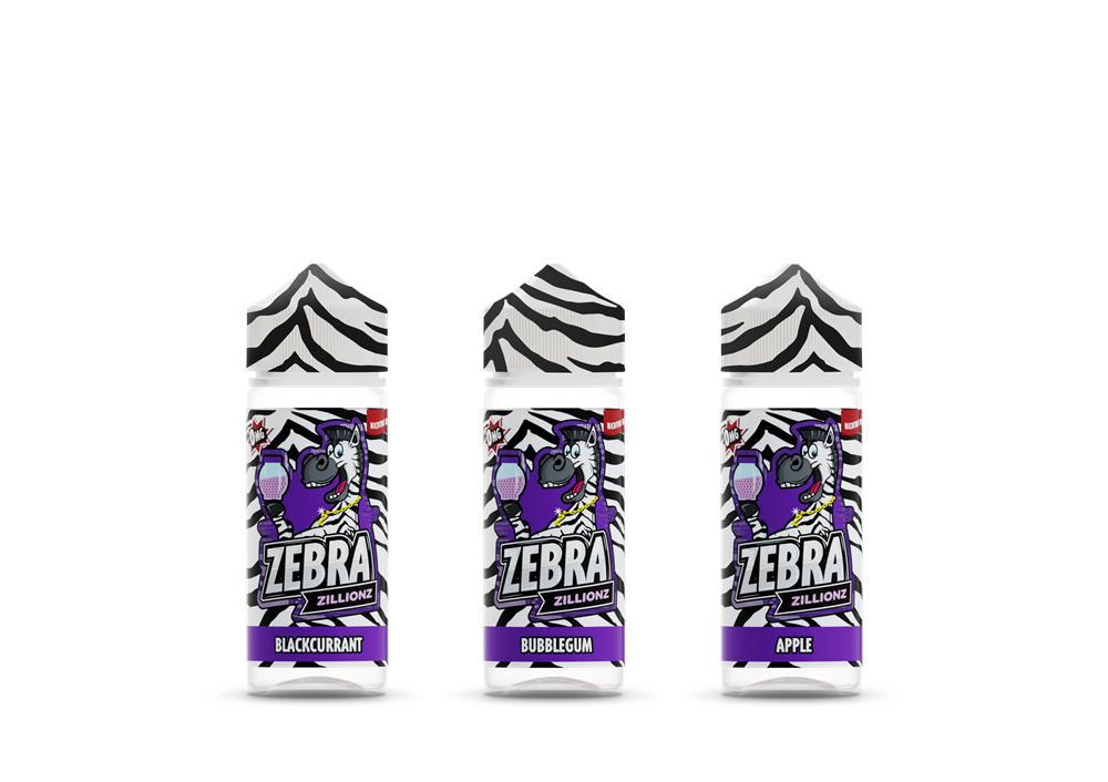 Zebra Juice - Zillionz Range - 100ml 0mg