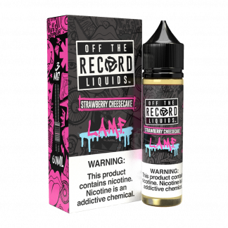 Off The Record - L.A.M.F -(Strawberry Cheesecake)- 60ml 0mg