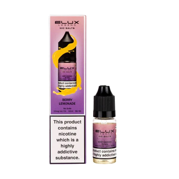 Elux Legend Bar Nic Salt Berry Lemonade 10ml tastethevape.co.uk
